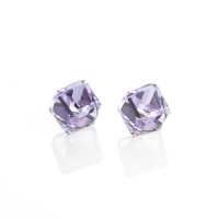 Art.No.v48414ov- Обици винт с австрийски кристали Кубче 4мм violet от  
