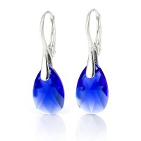 Art.No.majbl610616op- Кристални обици Класическа капка 16мм majestic blue от  