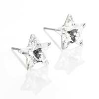 Art.No.cr474510ov- Обици винт с австрийски кристали Звезда 10мм crystal  от  