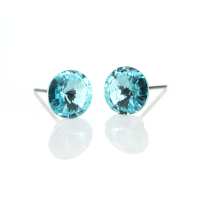 Art.No.ltq112239ov- Кристални обици Малка ривола винт light turquoise от  