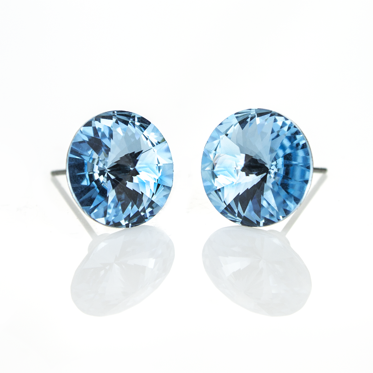 Кристални обици Голяма ривола винт aquamarine