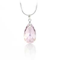 Art.No.lamsh610622- Кристално колие Класическа капка 22мм light amethyst shimmer от  