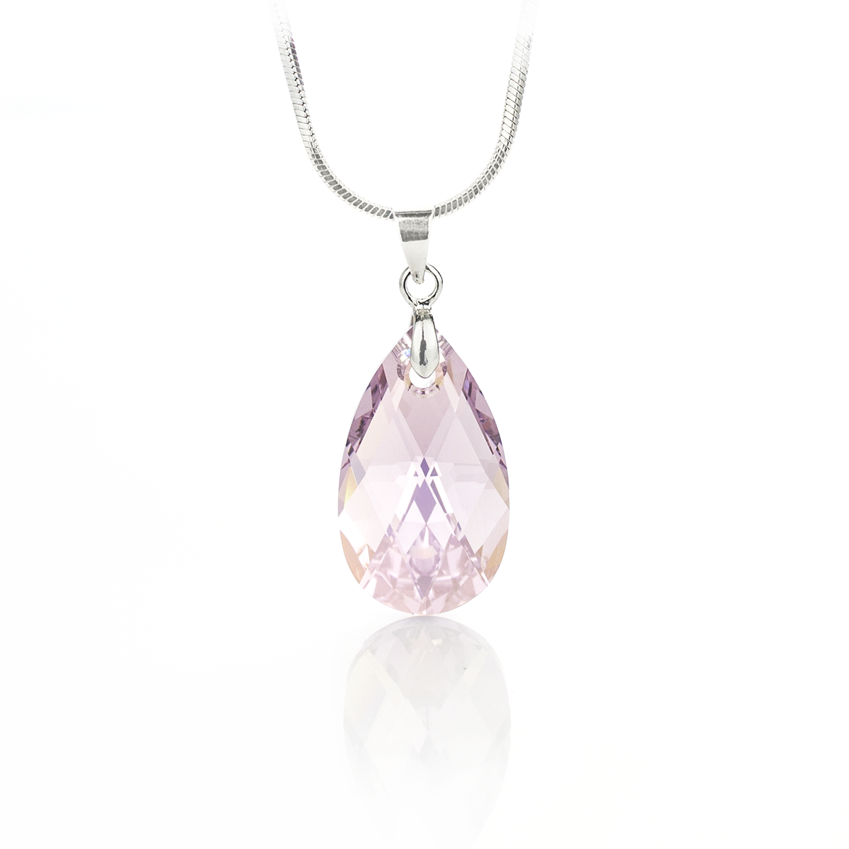 Кристално колие Класическа капка 22мм light amethyst shimmer