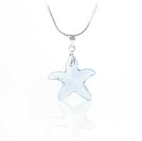 Art.No.aq672120- Кристално колие Морска звезда 20мм aquamarine от  