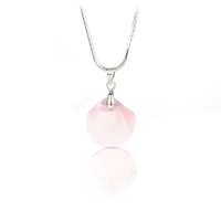 Art.No.lr672316- Колие с кристал 16мм Мида light rose от  
