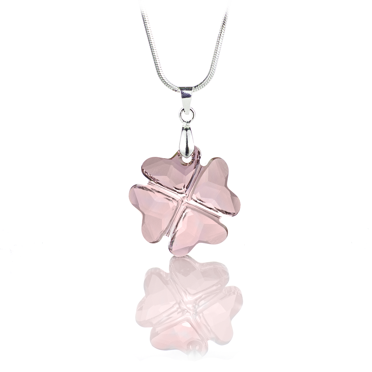 Колие с кристал Детелина 23мм antique pink