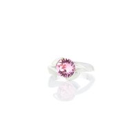 Art.No.lr108834prs- Сребърен пръстен с кристал Ксириус light rose от  