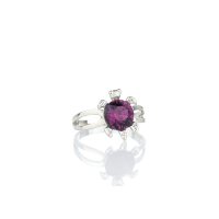 Art.No.am108834kprs- Сребърен пръстен Костенурка amethyst от  
