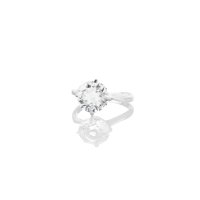 Art.No.cr108834obprs- Нежен сребърен пръстен с австрийски кристал crystal от  