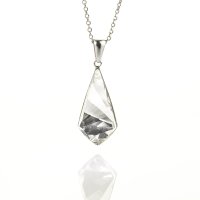 Art.No.cr473123vsrooosd- Сребърно колие с австрийски кристал Кайт 30мм crystal от  