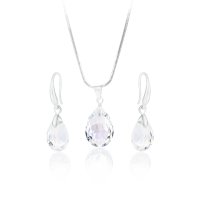 Art.No.crsh64331611- Комплект колие с обици Капка crystal shimmer от  