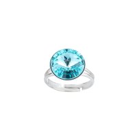 Art.No.ltq112212pr- Пръстен Ривола 12мм light turquoise от  