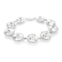 Art.No.cr467814grs- Сребърна гривна с кристали Соларис crystal от 