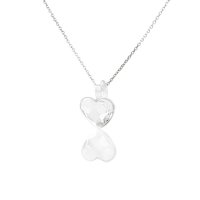 Art.No.cr280810vsfzd025- Сребърно колие Сърце 10мм crystal от  