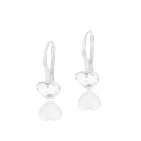 Art.No.cr28086ops- Детски сребърни обици Сърца 6мм crystal от  