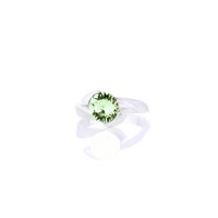 Art.No.chr108834prs- Сребърен пръстен с кристал Ксириус chrysolite от  