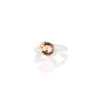 Art.No.lp108834prs- Сребърен пръстен с кристал Ксириус light peach от  