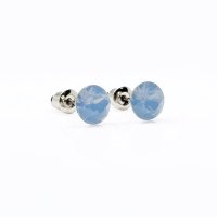 Art.No.abo108834ov- Обици винт с австрийски кристали Ксириус 7мм air blue opal от  