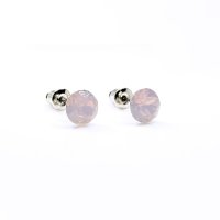 Art.No.rwo108834ov- Обици винт с австрийски кристали Ксириус 7мм rose water opal от  