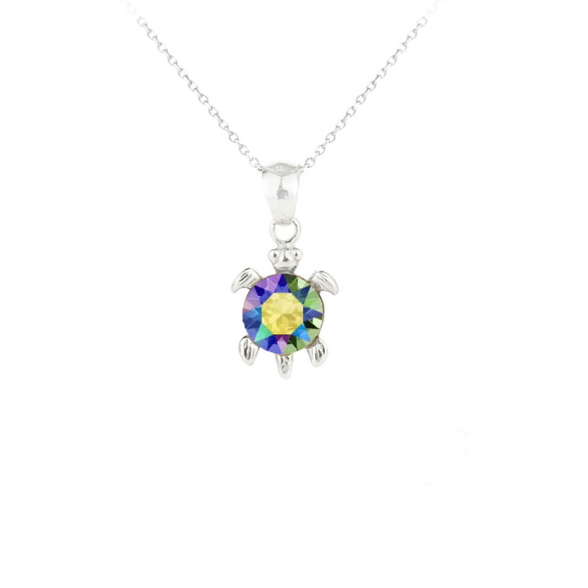 Сребърно колие Костенурка paradise shine