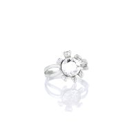Art.No.cr108834kprs- Сребърен пръстен Костенурка crystal от  