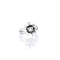 Art.No.sini108834kprs- Сребърен пръстен Костенурка silver night от  