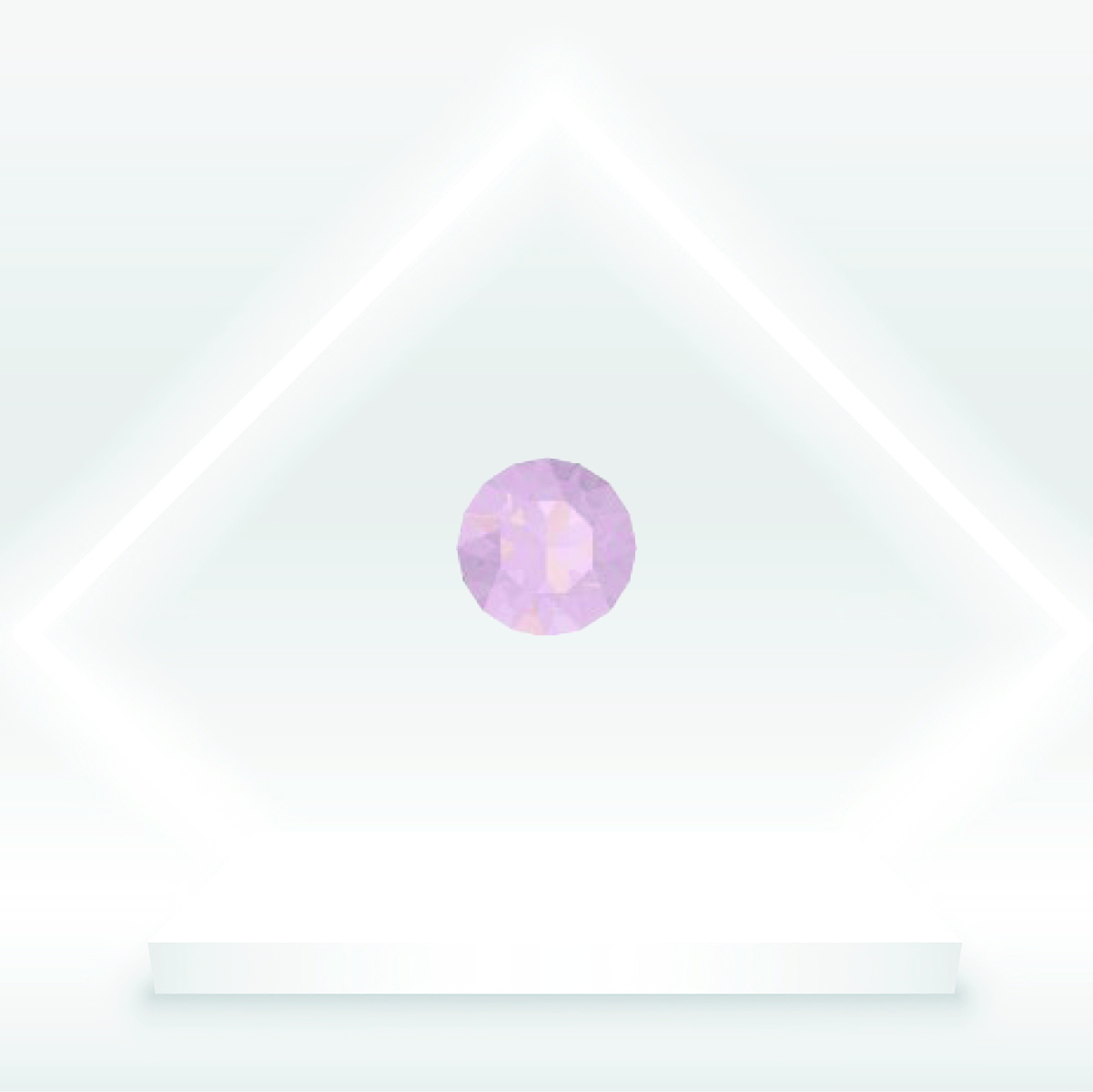 Дамски сребърен пръстен с австрийски кристал rose water opal