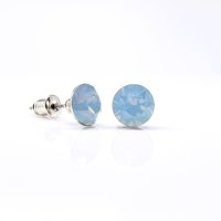 Art.No.abo108839ov- Обици винт с австрийски кристали Ксириус 9мм air blue opal от  