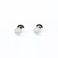 Art.No.whopal208820ov- Малки кристални обици Мини white opal от  