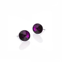 Art.No.am112239ov- Кристални обици Малка ривола винт amethyst от  
