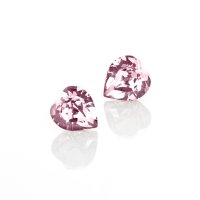 Art.No.lr48846ov- Kристални обици Сърце винт light rose от  