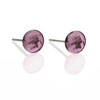 Art.No.antp20356ov- Кристални обици винт Кръгче 6мм antique pink от  