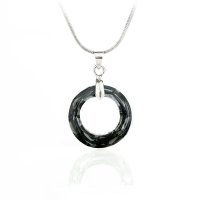 Art.No.sini 413920- Кристално колие Ринг 20мм silver night от  