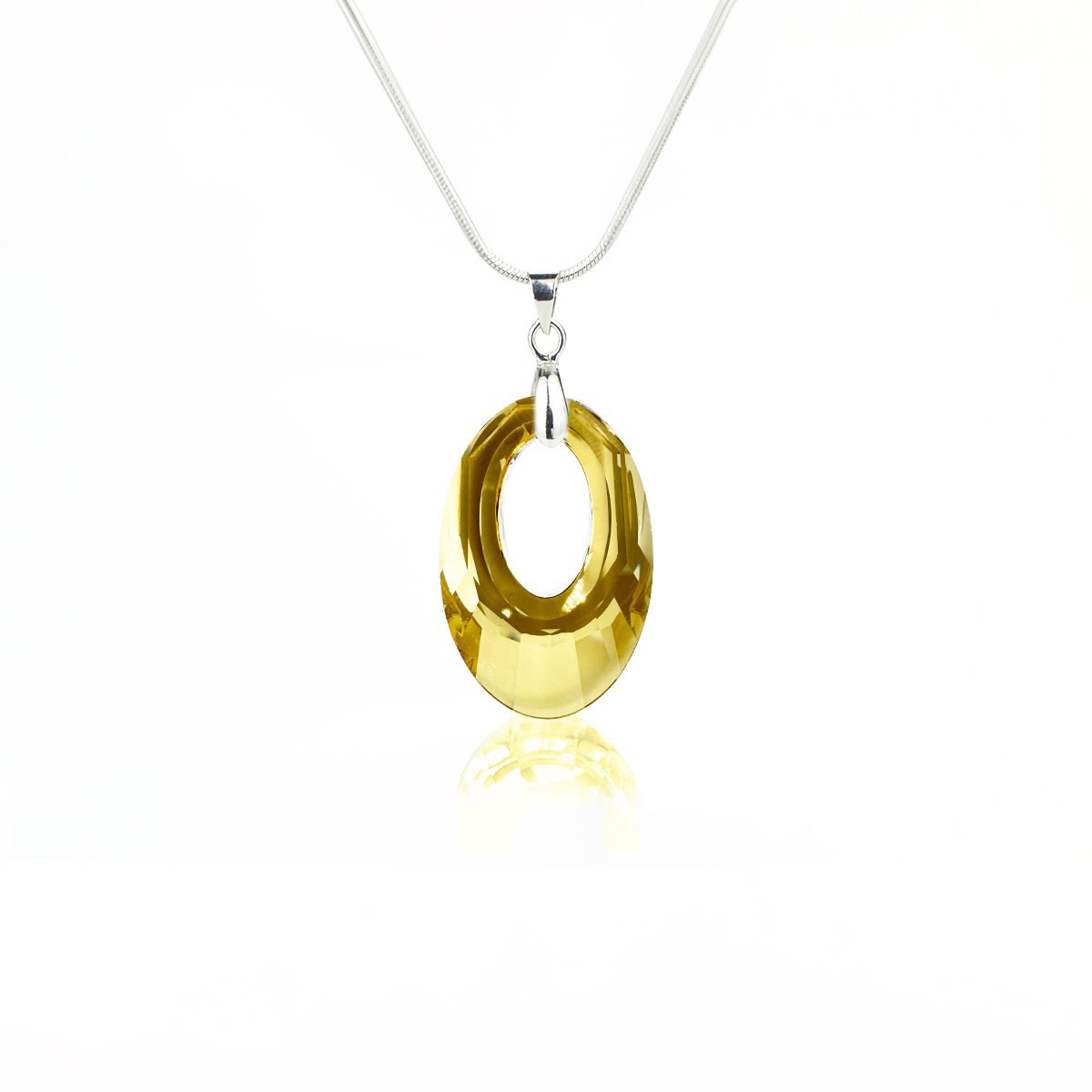 Кристално колие Хелиос 20мм golden shadow