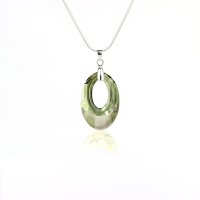 Art.No.lumgr604020- Кристално колие Хелиос 20мм luminous green от  