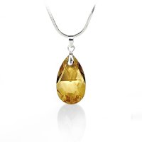 Art.No.gs610622- Кристално колие Класическа капка 22мм golden shadow от  