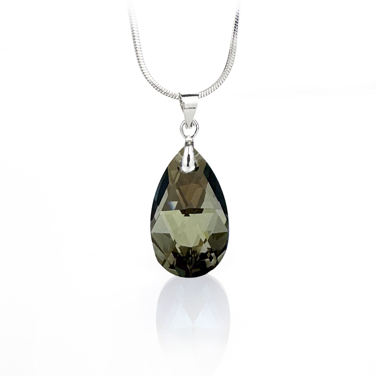 Кристално колие Класическа капка 22мм iridescent green