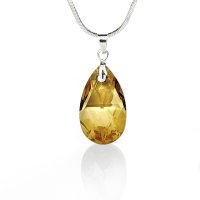 Art.No.gs610628- Кристално колие Класическа капка 28мм golden shadow от  