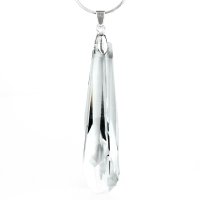 Art.No.cr6017g56- Колие с кристал Кристалактит 56мм crystal от 