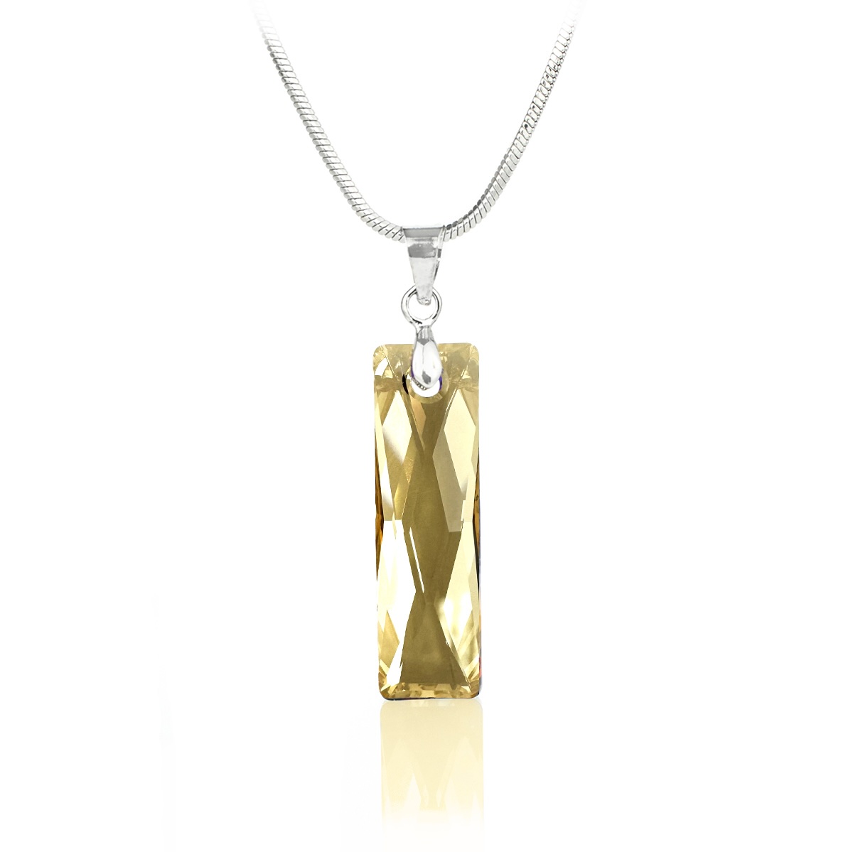 Кристално колие Багета golden shadow