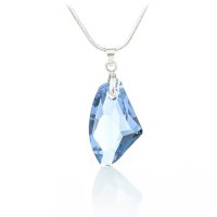 Art.No.aq665627- Кристално колие Галактик 27мм aquamarine от  