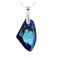 Art.No.bblp665639- Кристално колие Галактик 39мм bermuda blue от  