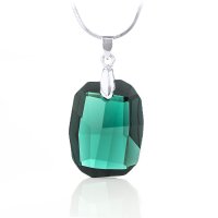 Art.No.em668528- Кристално колие График 28мм emerald от 