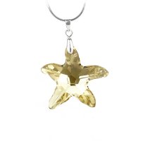 Art.No.gs672128- Кристално колие Морска звезда 28мм golden shadow от  