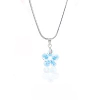 Art.No.aq674414- Колие с кристал 14мм Цвете aquamarine от  