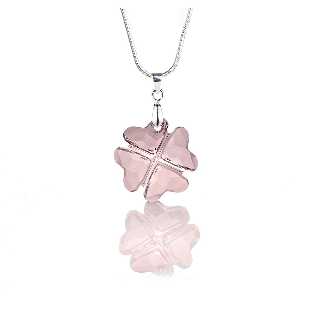 Колие с кристал Детелина 19мм antique pink
