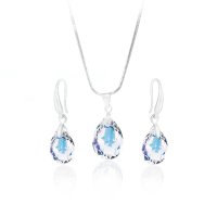 Art.No.ab64331611- Комплект колие с обици Капка aurore boreale от  
