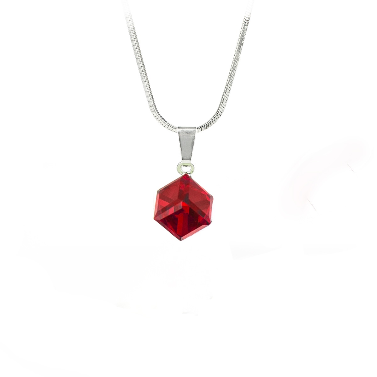 Кристално колие Sparkle Cube 8mm light siam