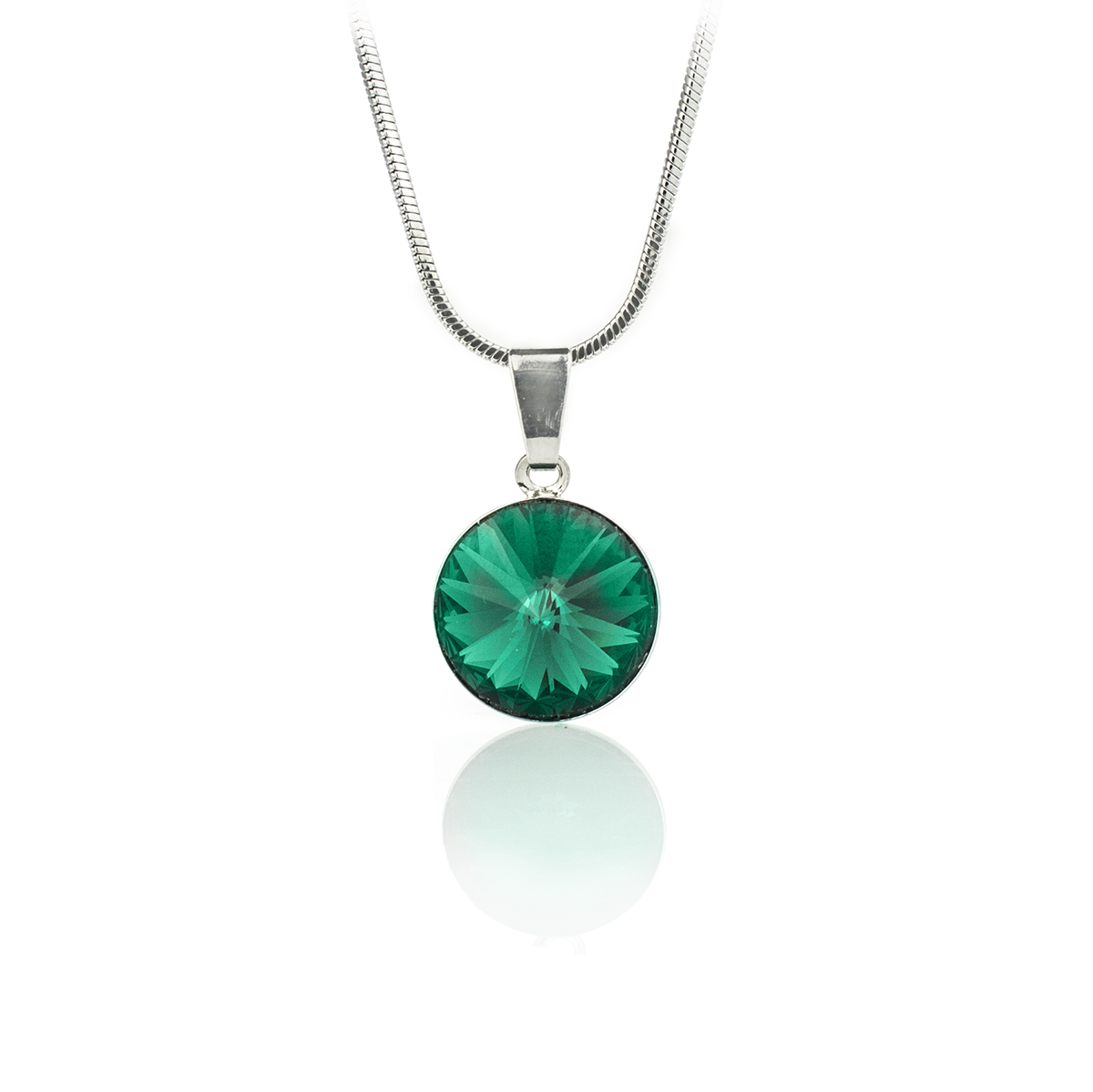 Кристално колие Ривола обков emerald