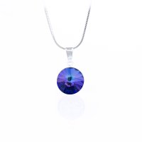 Art.No.hel112212obv- Кристално колие Ривола обков heliotrope от  